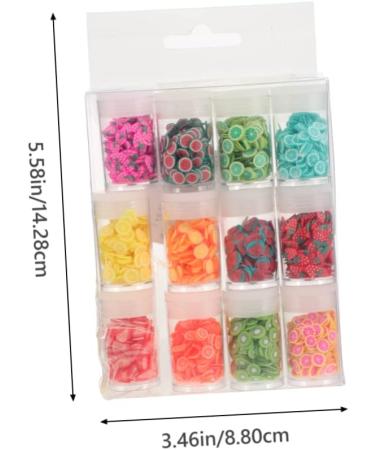  Beatifufu Nail Art Nail Art Decorations - 12 Boxes of Fruit Slices in Multiple Shapes - Buy Online on GoSupps.com