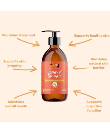 Buddy & Lola 100% Pure Food Grade Scottish Salmon Oil For Dogs & Pets (1000 ml) - Natural Omega 3 6 & 9 For a Shiny Coat Better Skin & Joints Less Itching and Improved Cognitive Health 1000ml - Buy Online on GoSupps.com