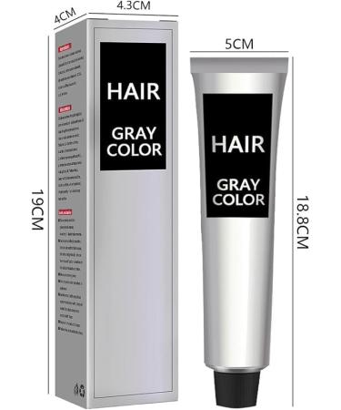 Silver Gray Hair Dye Cream Light Gray Silver Color Cream Dye Hair Gray Color Smokey Grey Permanent Hair Dye Silver Gray Natural Hair Dye Cream Silver Gray Hair Dye Unisex Silver Hair Dye - Buy Online on GoSupps.com