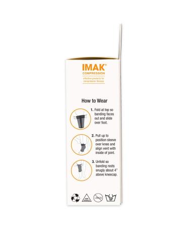 IMAK Compression Arthritis Knee Sleeve - Medium | Chronic Pain Relief Brace - Buy Online on GoSupps.com
