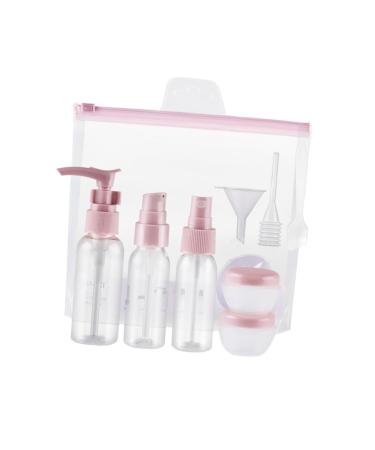 Ipetboom 1 Set Travel Bottle Cosmetic Dispensing Bottle Travel Skincare Containers Travel Size Toiletries Travel Containers Cosmetics Kits Cosmetic Storage Bottle Portable Pink Empty Bottle 6.04X3.3cm Pink
