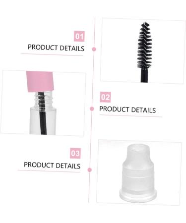 Didiseaon 15pcs Mascara Empty Tube Clear Mascara for Eyelashes Clear Eyelash Mascara Lash Wand Pink Plastic - Buy Online on GoSupps.com
