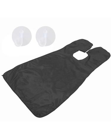 sjjjs Beard Apron for Beard Bib Shaving Cape for Hair Apron for the Size of the Beard and Shaving Cape with 2 Suction Cups