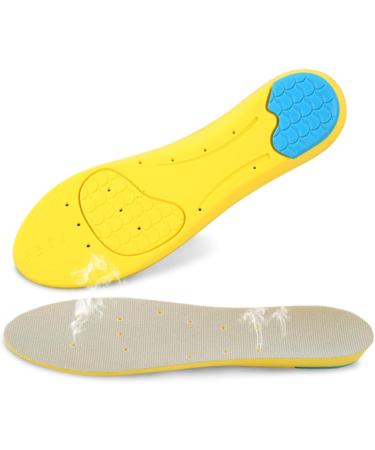 MAGICLULU Breathable Cuttable Insoles for Sports Shoes Damping & Sweat-Absorbent Comfort - Buy Online on GoSupps.com