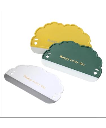 3pcs Shape Glass Cleaner Efficient Tool MultiPurposes Silicones Shower Squeegees for Glass Door Tool - Buy Online on GoSupps.com