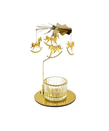 Candle stand Creative Rotary Candlestick Aromatherapy Candle Cup Festive atmosphere Requisite Candle holder made of metal candle holder