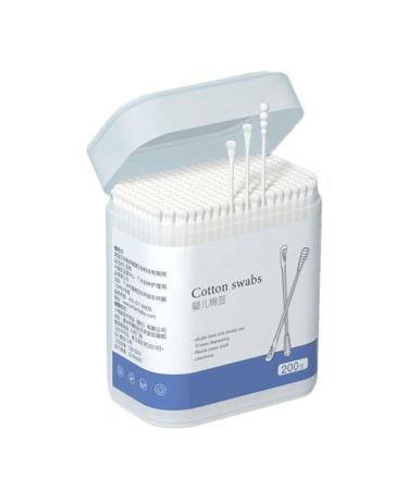 Ear Cleaners 200Pcs Baby Cotton Swabs Biodegradable Baby Cotton Buds Kids Safety Swabs Applicator Cleaning Sticks Wax Cleaner for Baby Ear Nose Clean - Buy Online on GoSupps.com