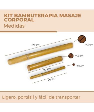 Bambut Therapy Set - 6-Part Body & Face Massage Kit | Ideal for Molotherapy | Aesthetic Maderotherapy from Spain - Buy Online on GoSupps.com