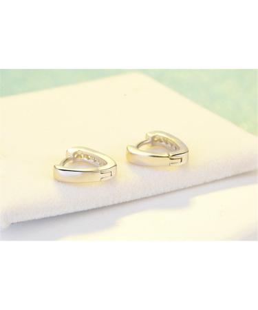 Shop Browol Elegant V-Shaped Heart Rhinestone Earrings | Hypoallergenic 925 Sterling Silver Jewelry - Buy Online on GoSupps.com