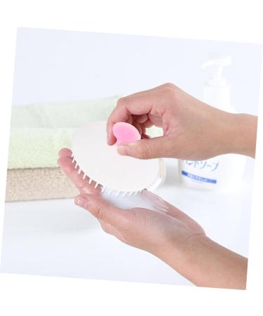 Shop Minkissy 4-Piece Silicone Shampoo Brush Set | Scalp Massager & Bathing Scrubber - Handheld Cleaning Tool for Ultimate Relaxation - Buy Online on GoSupps.com