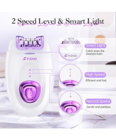 Smooth Glide Epilator for Women - Portable Facial Hair Removal Ideal for Face & Bikini - Buy Online on GoSupps.com