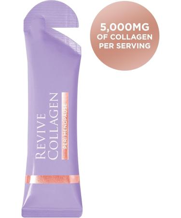 Revive Collagen Perimenopause Hydrolyzed Marine Collagen Drink for Women 5 000MG Inositol Selenium Vitamin B6-B12 C & D Supports Skin Health Reduces Fatigue Passionfruit Flavour 28 Sachets 28 DAYS - Buy Online on GoSupps.com