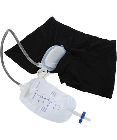 Portable Male Urinal Bag - Elastic Waistband Catheter Holder & Leg Bag for Men - Comfortable & Wearable Urine Collection Device (L - Buy Online on GoSupps.com