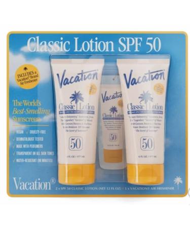 Classic Lotion SPF 50 6 fl oz Duo and Air Freshener