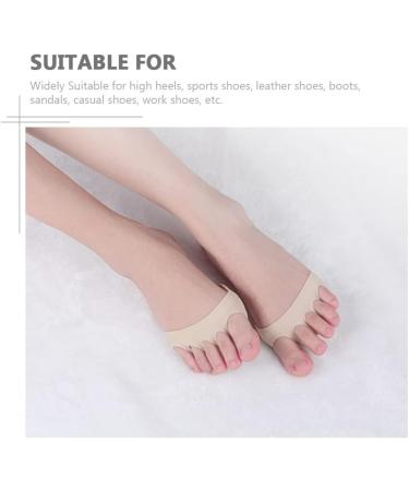 GLEAVI 4 Pairs Forefoot Pads & Cushions Invisible High Heel Socks | Breathable Gel & Cotton for Comfort - Buy Online on GoSupps.com