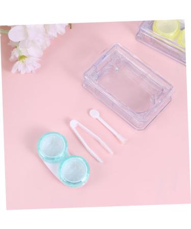 Solustre 6-Pack Mini Container Set for Colored Contact Lenses - Tweezers Cleaning Case Solution and Mirror Box | Shop Internationally - Buy Online on GoSupps.com