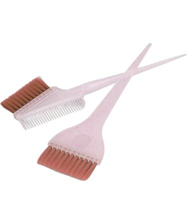 Hair Dye Brush Double Sided Dye Brush Portable for Home (Pink) - Buy Online on GoSupps.com