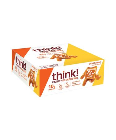 Think Thin Salted Caramel Protein Bar 1.41 oz | High Protein Snack | Low Sugar | Healthy On-the-Go Treat - International Shipping Available - Buy Online on GoSupps.com