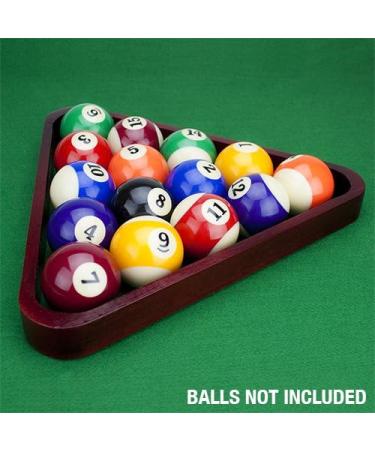 Felson Mahogany Stain Triangle & Diamond Billiard Ball Racks - Premium Supplies - Buy Online on GoSupps.com