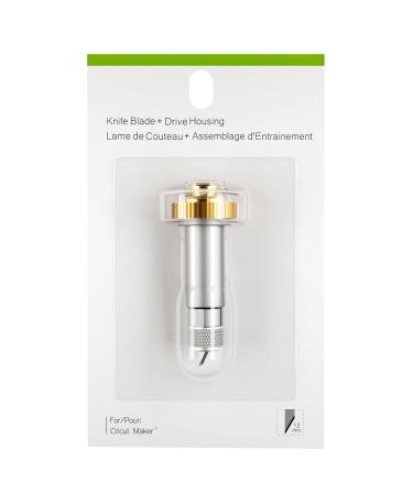 Replacement Knife Blade + Drive Housing for Cricut Maker Cutting Machine, Perfect Tool for Creating Puzzles/Models/Leather Goods/Toys