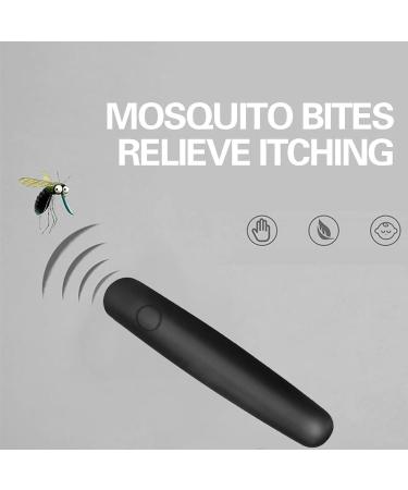 Dandruff Remover Machine Compatible Itch Pen | Portable Black Therminator Handheld Wireless Stick | Galvanic Facial Tool (Black) - Buy Online on GoSupps.com