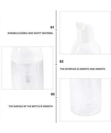 FRCOLOR 20pcs 50ml Empty Makeup Bottles - Foam Soap & Shampoo Pump Dispenser - Refillable Cosmetic Containers for Travel & Storage - Buy Online on GoSupps.com
