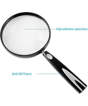Simple Magnifying Glass Drops Resistance Light Household for Reading Crafts Repair Magnifier 7.5Cm Lofty Ambition - Buy Online on GoSupps.com