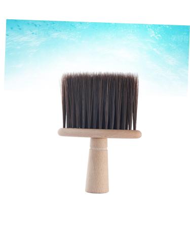 Beavorty Wooden Hairdressing Razor Brush - Soft Facial Shaving Brush for Salon Styling - Size 1 Brown - Clean & Style Hair Effectively - Buy Online on GoSupps.com