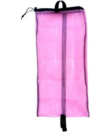 Simhoa Scuba Dive Snorkel Set with Pink Mesh Gear Hand Bag - Buy Online on GoSupps.com