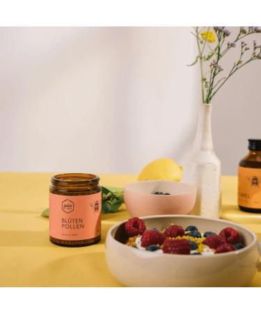 Gaia Organic Flower Pollen from Germany 100g German Flower Pollen in Beekeeper Quality Rich in Vitamins and Minerals Natural Organic Flower Pollen with Antioxidants Sustainable and Natural - Buy Online on GoSupps.com