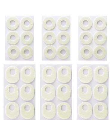 Healifty 6 sheets Practical Patches Anti Beige Bunion Self-adhesive Callus Stick Food Callous Soft Pads for Thick Supplies Stickers Bottom Painless Feet Calluses Removers Cushions Care 5.7X4.3cm Beige