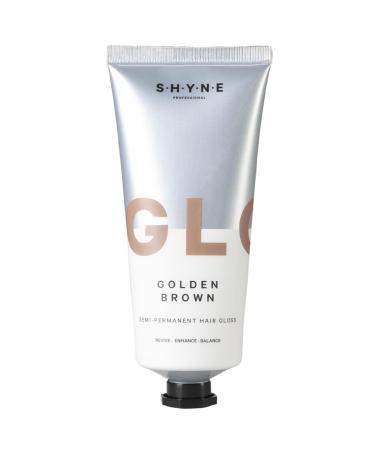 Shyne - Gloss |Golden Brown - glossy theater for brown hair intensive hair care with keratin and provitamin B5 for shiny and smooth hair without parabens - Buy Online on GoSupps.com