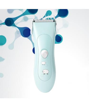 Healifty Rechargeable Electric Barber Cutter for Kids - Blue Portable Haircutting Trimmer for Infants - Cordless and Mute Toddler Clipper Kit - Buy Online on GoSupps.com