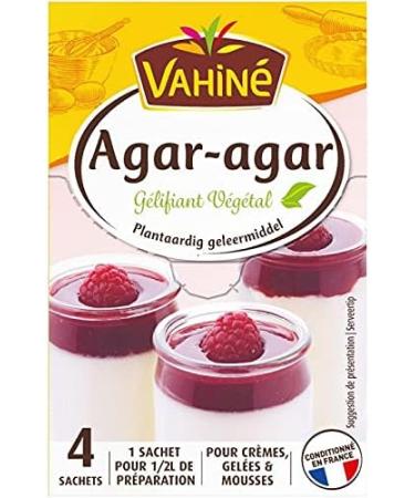 VAHIN - Agar Agar Vegetable Gelling Agar 8G - Pack of 4 - Free Shipping - Buy Online on GoSupps.com