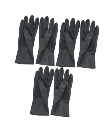 minkissy minkissy 3 pairs of non-slip and waterproof shampoo for hairdressers black for use on hands during styling