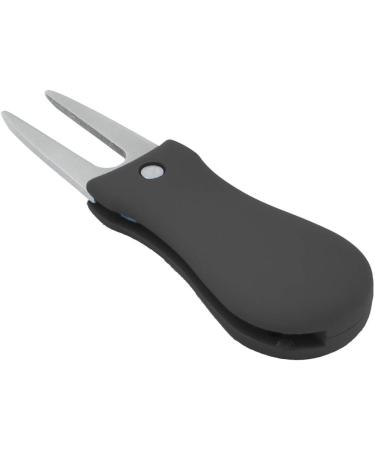 Premium Golf Divot Repair Tool with Pop-up Button, Magnetic Ball Marker - Lightweight & Portable - Professional Black Mini Pitch Mark - Ideal for Golfers (101) - Buy Online on GoSupps.com