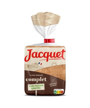 JACQUET - No Added Sugar Complete 550G - Pack of 4 - Sold by the Pack
