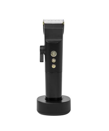 Rechargeable Hair Clippers for Men | Titanium Ceramic Blades & LCD Display | Electric Pusher with Charging Stand - Buy Online on GoSupps.com