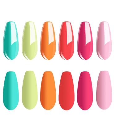 Vishine Gel Nail Polish Set - Summer Bright Colors Collection - UV LED Required - 8ml Bottle - Nail Art C052 - Buy Online on GoSupps.com
