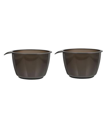 OUNONA 2pi ces Bol De Coloration Capillaire Plastique Outil De Coloration Pour Cheveux Fournitures De Salon De Coiffure