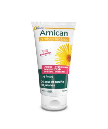 ARNICAN - Cosmetic cold gel with arnica, menthol and plant extracts - Draining effect - Relaxes and tones legs - Tube of 150