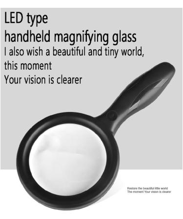 Lighted Magnifier for Macular Degeneration Reading Glasses for Seniors Welding Check Coin Jewelry Explore Advanced Reader Magnifier 20X Reading Magnifier - Buy Online on GoSupps.com