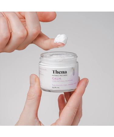 THENA CALM Face Moisturizer - Organic & Natural Ultra Hydrating Cream with Hyaluronic Acid & Lavender | Anti-Aging Facial Moisturizer for Dry Skin | Plant-Based Skincare for Men & Women - Buy Online on GoSupps.com