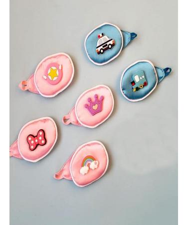 Single Silky Lovely Cartoon Eye Patch Glasses Cover Lazy Training Amblyopia Strabismus Corrected Eye Patches for Children's - (Rosette Pattern) Left Eye - Buy Online on GoSupps.com