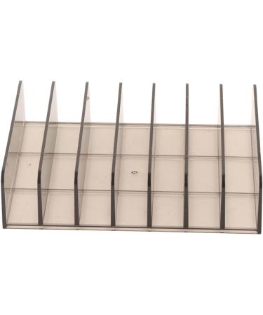Eyeshadow Palette Makeup Organizer 7 Sections Transparent Makeup Holder Eyeshadow Storage Holder Plastic Eyeshadow Palette Pallet for Bathroom Countertops Vanities - Buy Online on GoSupps.com