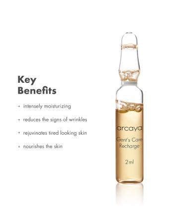 arcaya Care Recharge Ampoules - Anti-Hangover Activating Serum for Men's Facial Skin | Shop Internationally - Buy Online on GoSupps.com