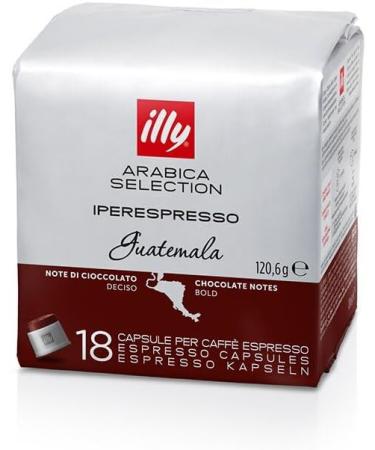illy Guatemala Flavour Coffee Pods 18 Capsules - Buy Online on GoSupps.com
