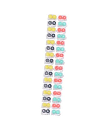 Solustre 32 piece of contact lens container travel case for contact lenses Storage container for contact lenses glasses box glasses case lens holder portable contact holder care suitcase