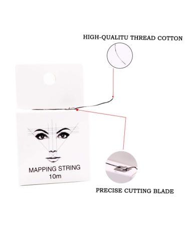 Filfeel Pre-Einked Mapping String for Eyebrow Measurement | Microblading Marker Thread Tool | 10m - Essential Microblading Supplies - Buy Online on GoSupps.com