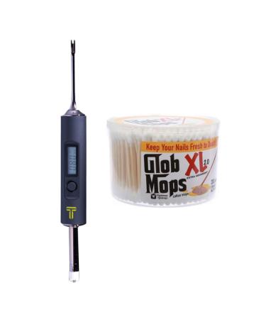 THE TERPOMETER: BLACK - Application tool with Intergraded Thermometer w/ Glob Mops XL (2 items)